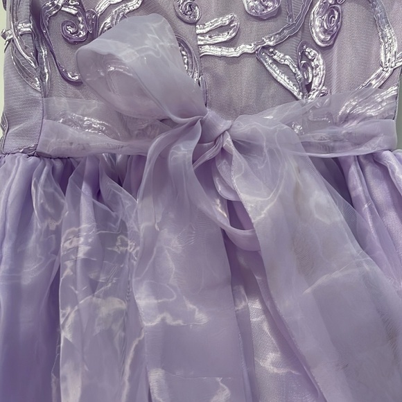 NWT Emily West Girls Lavender Dress 🆕 - Picture 6 of 7